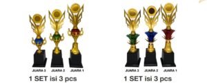 Mahkota Ratu Jaya sebagai penyedia Distributor Piala Set 123 Kualitas Premium, gambar piala jadi, piala siap pakai