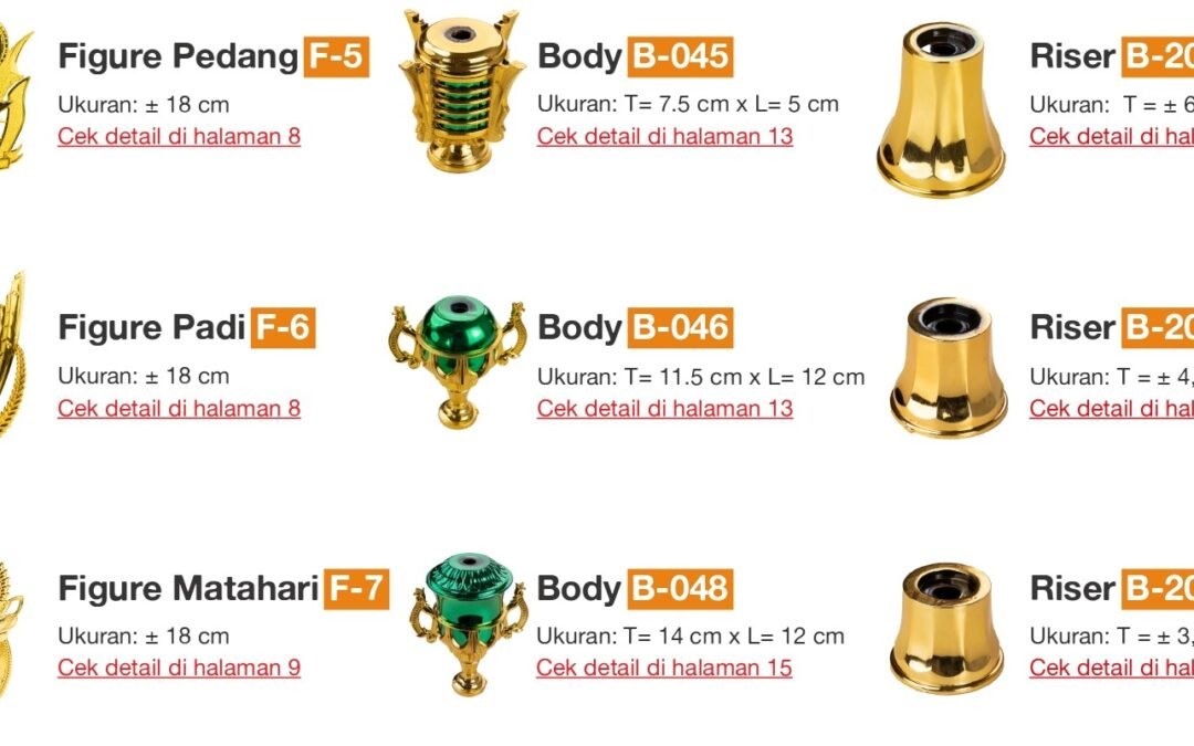 Mitra Grosir Piala Plastik Rakitan: Produksi Langsung dari Pabrik