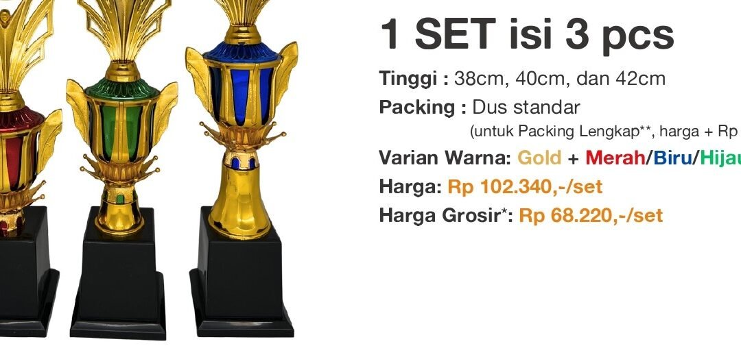 Peluang Bisnis Agen Piala Custom: Modal Mulai Rp 1 Juta