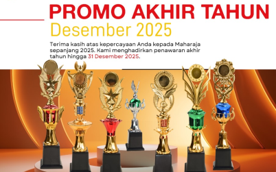 Promo Piala Akhir Tahun 2025 Up to 55% | Diskon Piala Trophy Terbaik