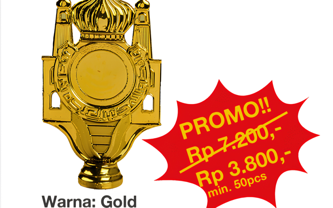 Daftar Harga Piala Plastik 2026: Paket Grosir & Reseller Termurah