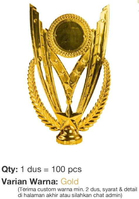 figur piala model padi