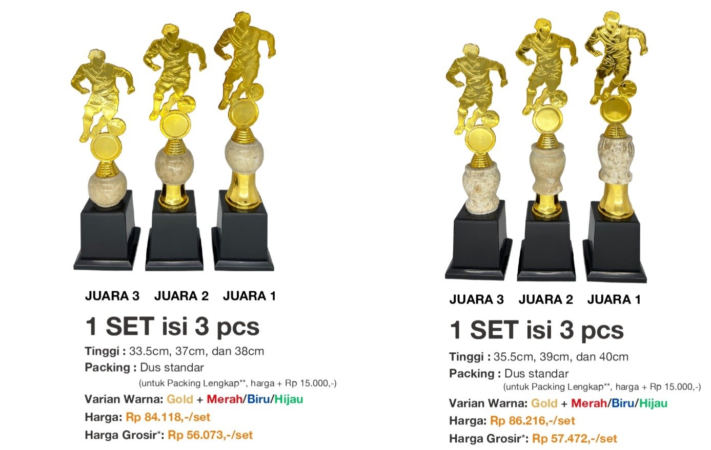 gambar paket piala juara 123