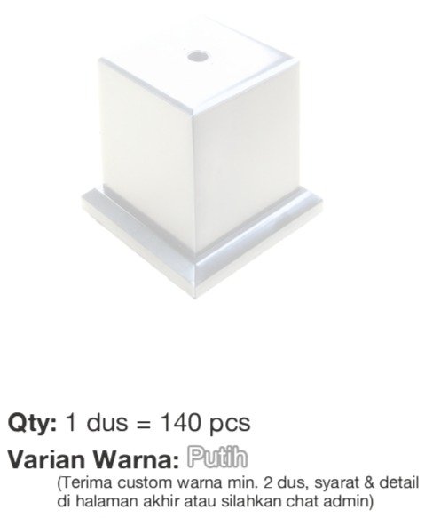 Wadah piala putih W004-1P