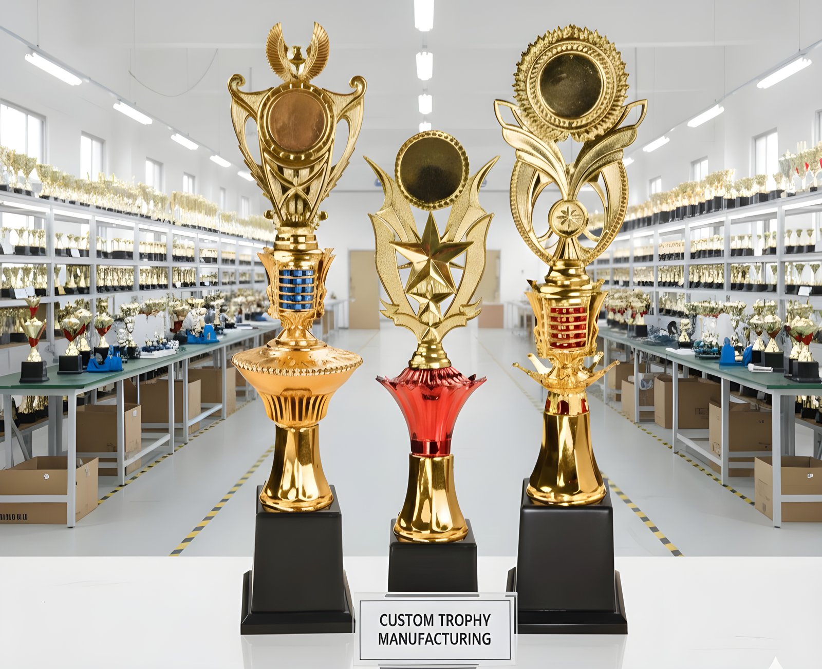 produk dari pabrik trophy penghargaan custom menawarkan harga grosir dengan layanan produksi massal