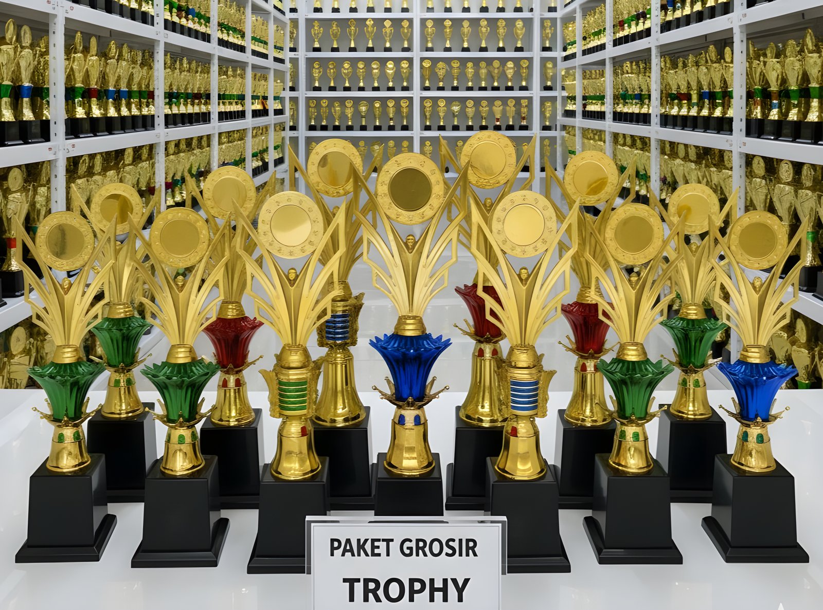 paket grosir trophy murah dengan pilihan warna lengkap