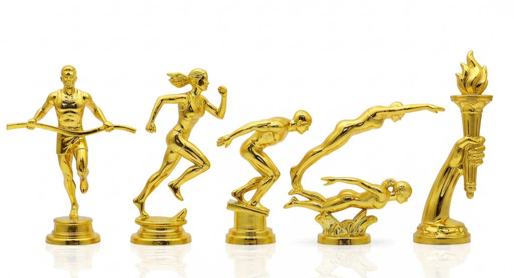 contoh gambar figur piala maraton dan piala renang