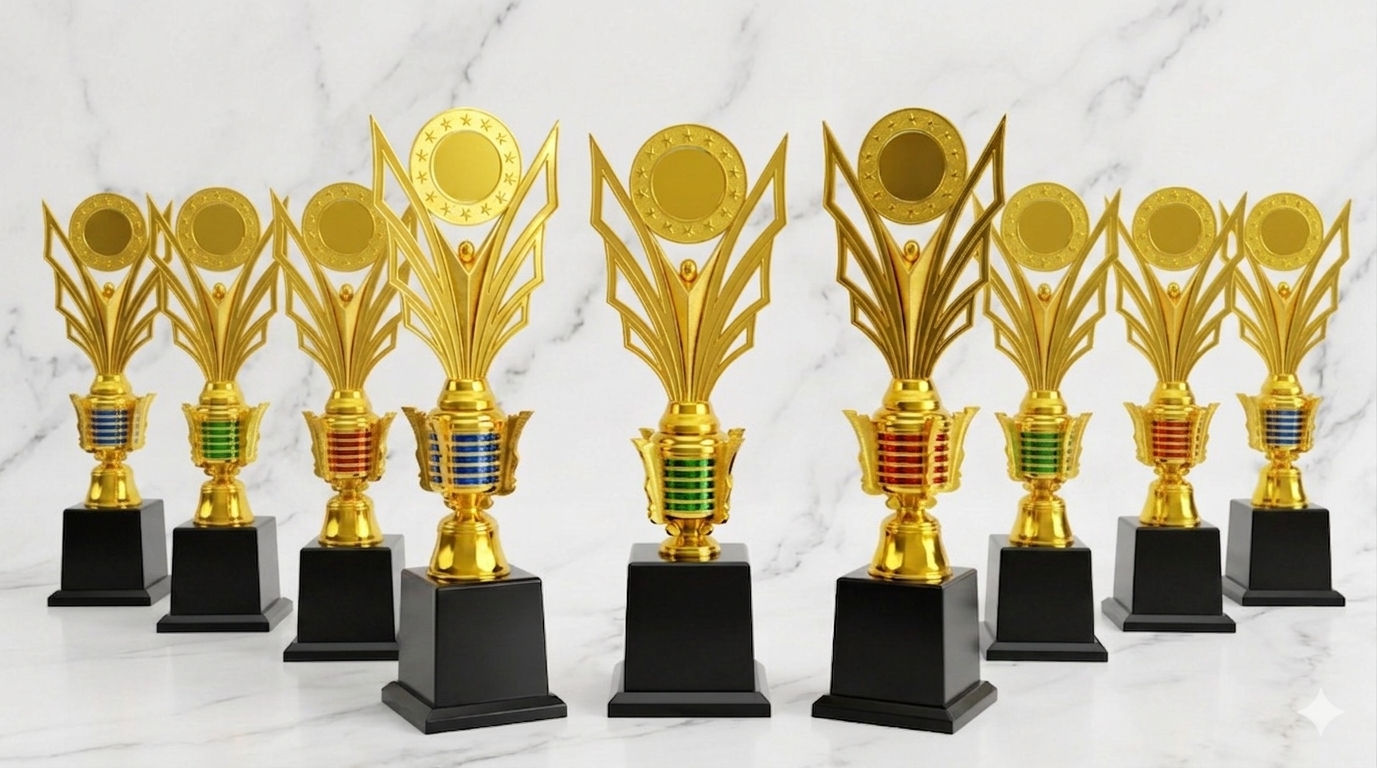 Grosir Trophy Wisuda Siap Suplai Ribuan Set Piala Universitas dan piala Sekolah