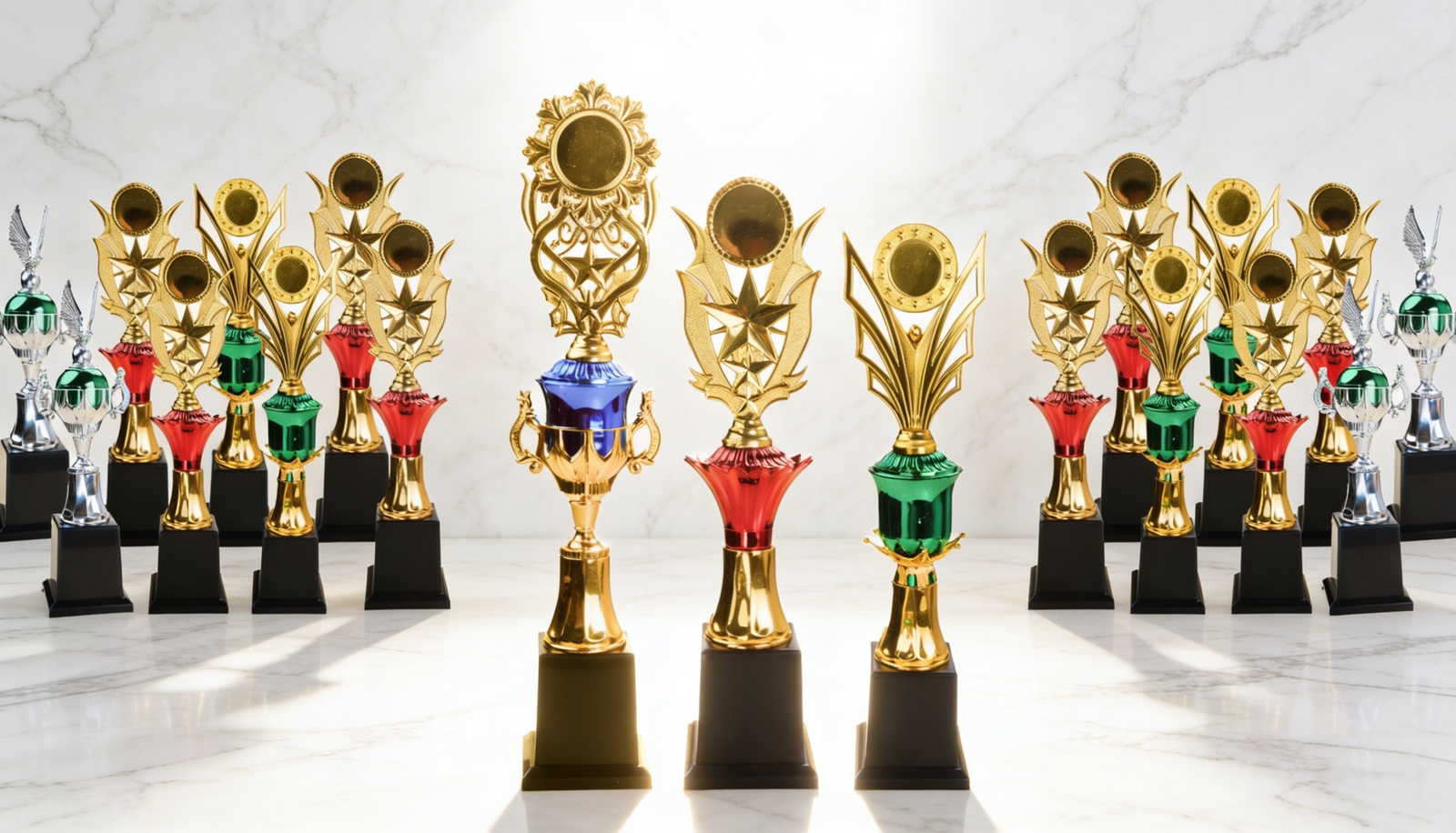 toko jual trophy Indonesia terlengkap dengan produksi piala skala besar