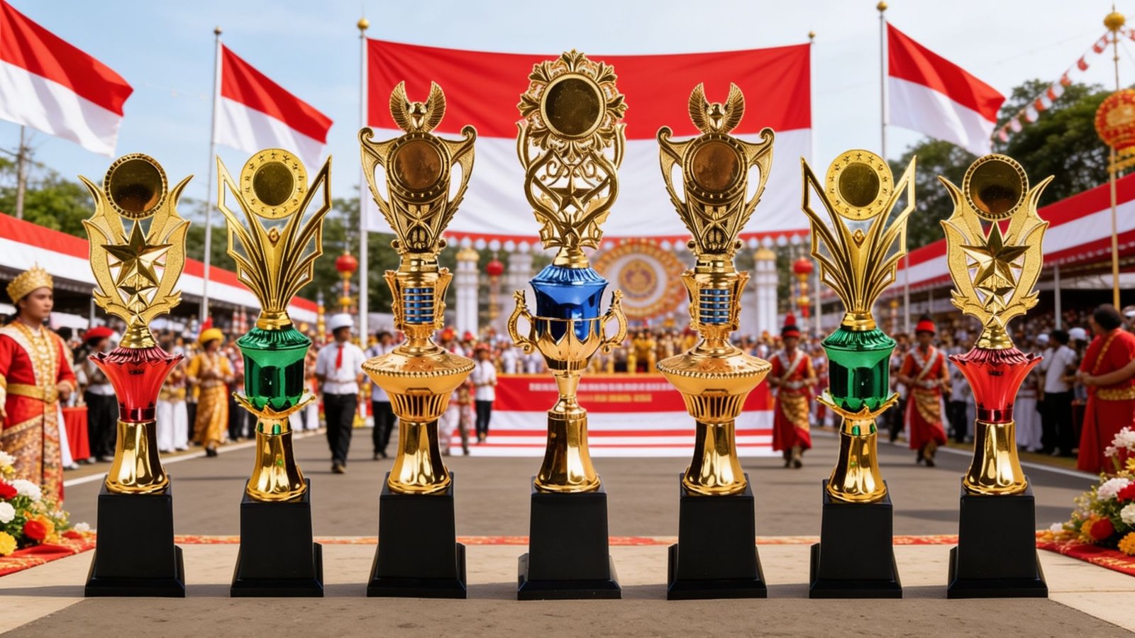 Mahkota Ratu Jaya Jual Piala Lomba 17 Agustus Terlengkap menawarkan Harga Promo Diskon Murah