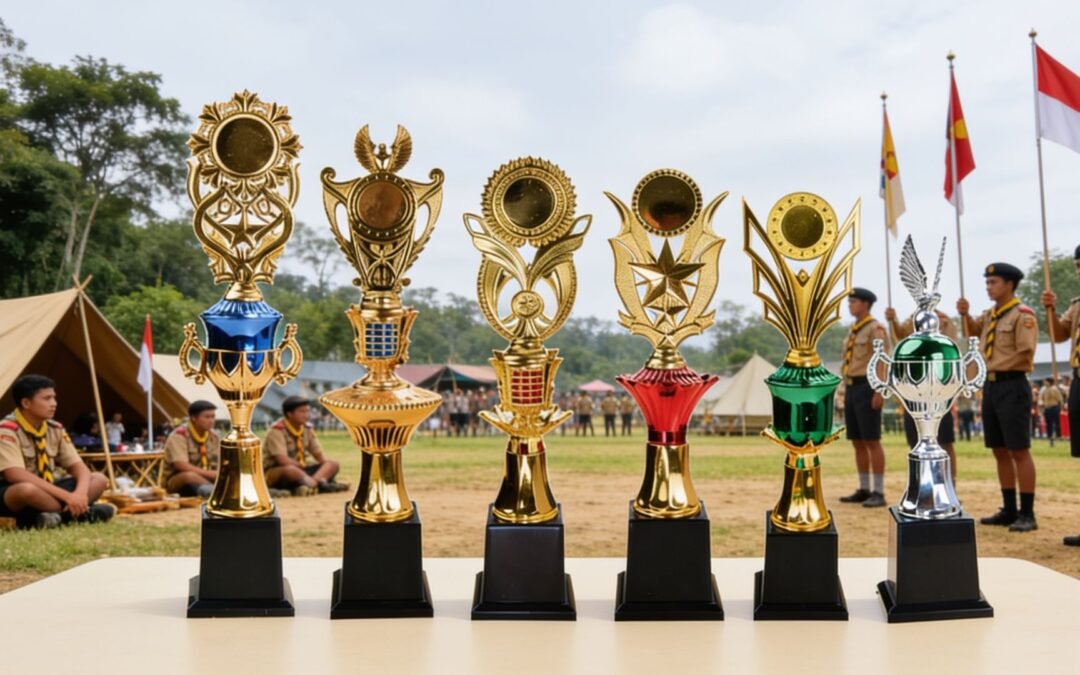 Jual Piala Penghargaan Pramuka Terbaru 2026 di Indonesia | Model Figur Piala Pramuka Terlengkap