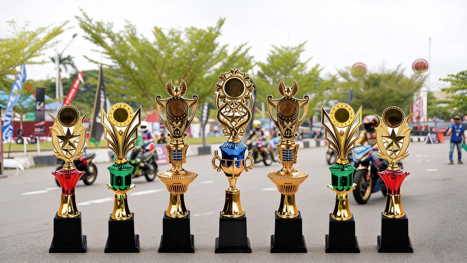 Trophy Balap Motor / Piala Balap Motor Terlengkap