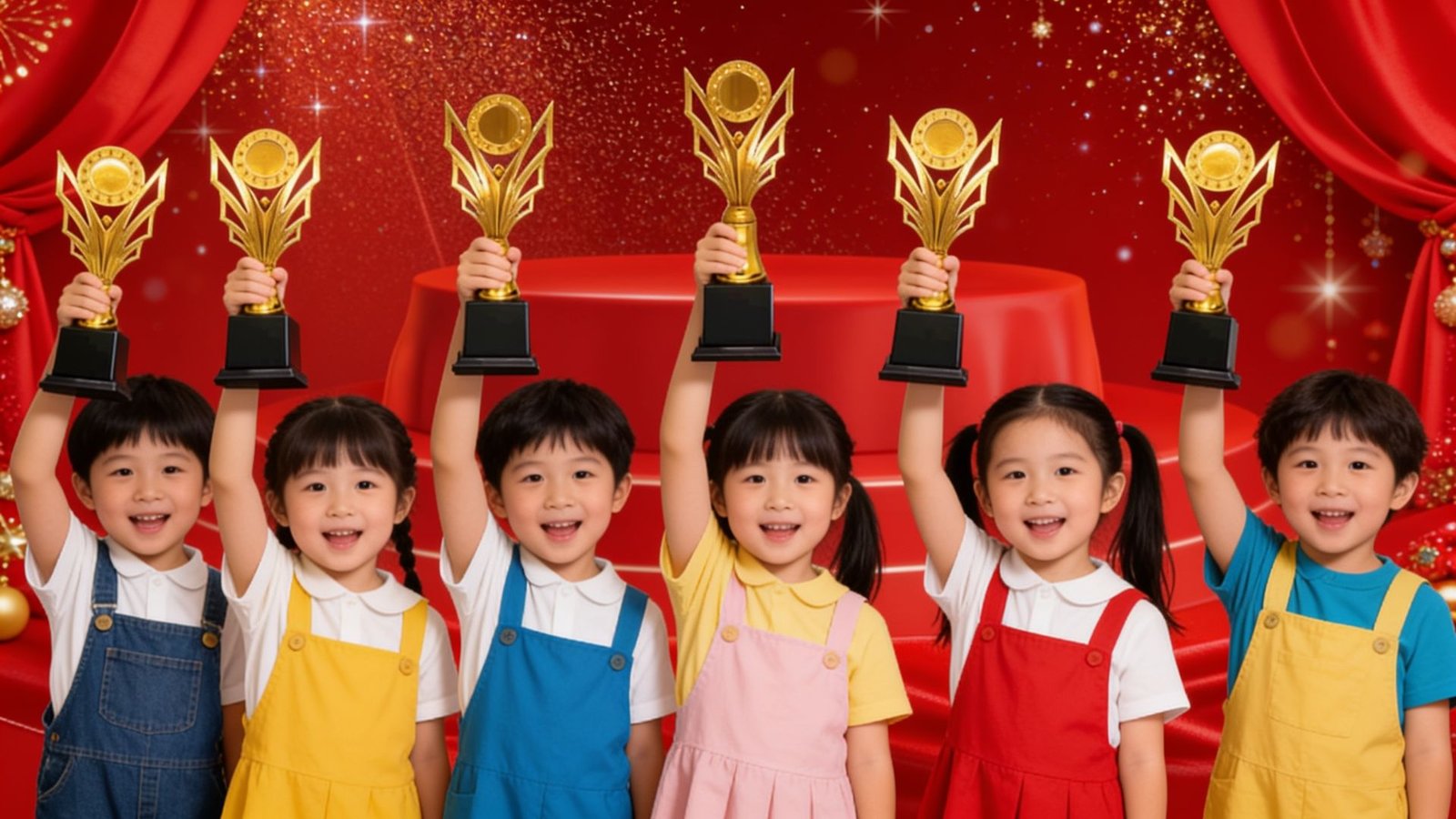 piala lomba anak 